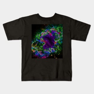 Black Panther Art - Glowing Edges 80 Kids T-Shirt